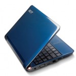 acer_aspire_one_150x_blue Acer Aspire One, 8,9 cala matryca, procesor Atom 1,6GHz, 1GB RAM, 120 GB twardy dysk, Widnows XP, tylko 3h na baterii, cena ok 1200 zł.