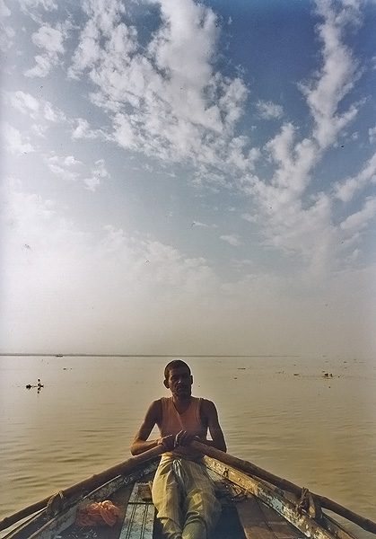 Waranasi, Ganges, fot. Piotr Trybalski Waranasi, Ganges, fot. Piotr Trybalski
