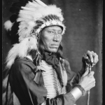 Kills Close to the Lodge, a Sioux Indian from Buffalo Bill's Wild West Show